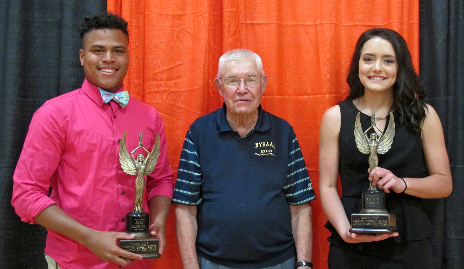 Lawrence "Sparky" Rector Athlete of the Year Award: Female: Ashton Ariola. Male: Jace Eastman. Presented by: Sparky Rec Lawrence "Sparky" Rector Athlete of the Year Award: Female: Ashton Ariola. Male: Jace Eastman. Presented by: Sparky Rec